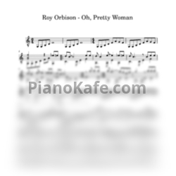 Ноты Roy Orbison - Oh, Pretty Woman (C-dur) - предпросмотр