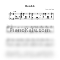 Ноты Twenty one pilots - Backslide - предпросмотр