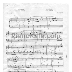 Ноты И. Андрэ - Сонатина соль мажор