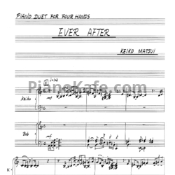 Ноты Keiko Matsui - Ever after (для фортепиано в 4 руки) - предпросмотр