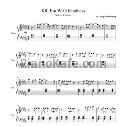 Ноты Selena Gomez - Kill em with kindness - предпросмотр