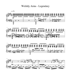 Ноты Welshly Arms - Legendary - предпросмотр