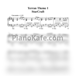 Ноты Derek Duke, Jason Hayes, Glenn Stafford, Tracy W. Bush - Terran Theme 1 "StarCraft" - предпросмотр