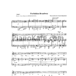 Ноты Gerard Alessandrini - Forbidden Broadway. Greatest hits. Volume 1 (Книга нот) - предпросмотр