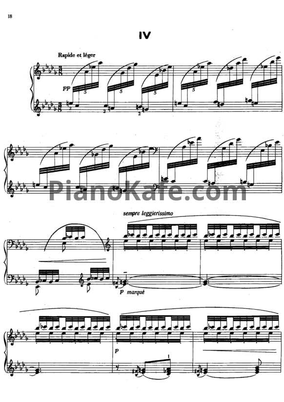 Ноты Claude Debussy - Феи - PianoKafe.com
