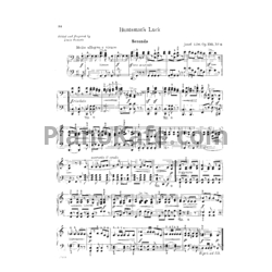 Ноты Josef Low - Huntsman's luck (Op. 150, №6) для фортепиано в 4 руки