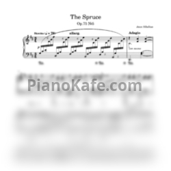 Ноты Ян Сибелиус - The spruce (Op. 75, №5) - предпросмотр