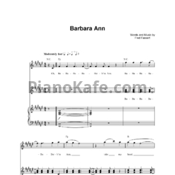 Ноты Beach Boys - Barbara Ann - предпросмотр