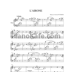 Ноты Fabrizio Paterlini - L’Airone - предпросмотр