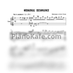 Ноты Masato & Tokiya - Original resonance - предпросмотр