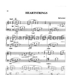 Ноты Secret Garden - Heartstrings - предпросмотр
