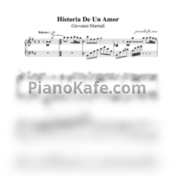 Ноты Giovanni Marradi - Historia de un amor (Версия 2) - предпросмотр