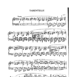 Ноты Фредерик Шопен - Тарантелла (Op. 43) - предпросмотр