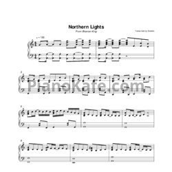 Ноты Megumi Hayashibara - Northern lights - предпросмотр