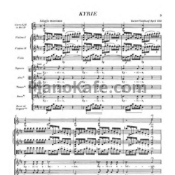 Ноты Леопольд Моцарт - Две Летании (Партитура) - предпросмотр