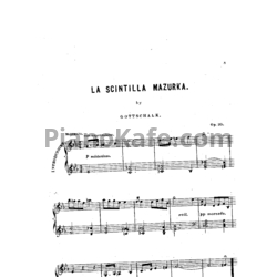 Ноты Луи Моро Готшалк - L'Etincelle (Op. 20) - предпросмотр