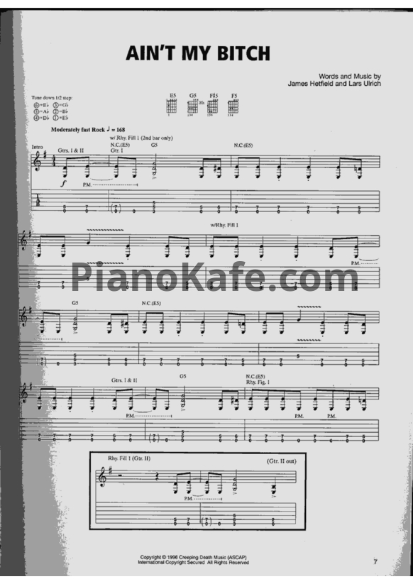Ноты Metallica - Load (Книга нот) - PianoKafe.com