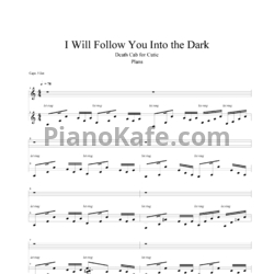 Ноты Death Cab For Cutie - I will follow you into the dark