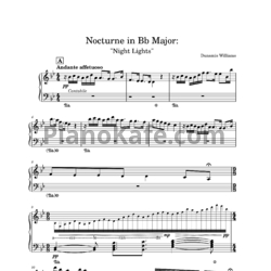Ноты Dunamis Williams - Nocturne "Night lights" - предпросмотр