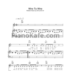 Ноты Razorlight - Wire to Wire