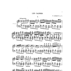 Ноты Владимир Ребиков - Пять танцев (Op. 51)  - предпросмотр