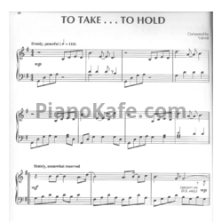 Ноты Yanni - To take... To hold - предпросмотр