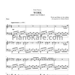 Ноты Jimmy Eat World - Work - предпросмотр