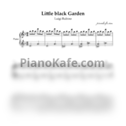 Ноты Luigi Rubino - Little black Garden