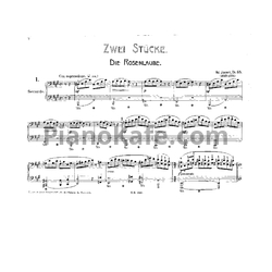 Ноты А. Йенсен - 2 пьесы для фортепиано в 4 руки (Op. 65) - предпросмотр