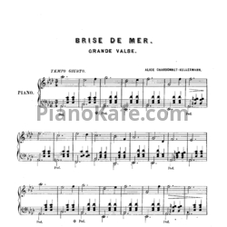 Ноты Алис Эллен Шарбоне-Келлерман - Морской бриз (Большой вальс) - предпросмотр