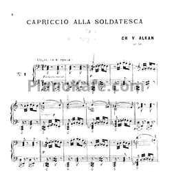 Ноты Шарль Алькан - Два каприччо (Op. 50) - предпросмотр