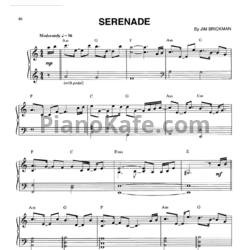 Ноты Jim Brickman - Serenade - предпросмотр