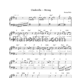 Ноты Sonna Rele - Strong - предпросмотр