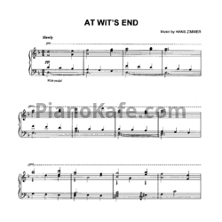 Ноты Hans Zimmer - At world's end (Книга нот) - предпросмотр