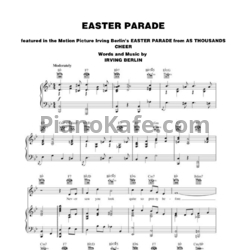 Ноты Irving Berlin - Easter parade - предпросмотр