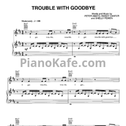 Ноты LeAnn Rimes - Trouble with goodbye - предпросмотр