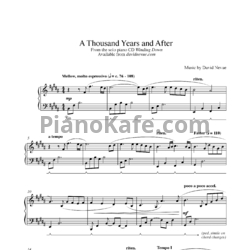 Ноты David Nevue - A thousand years and after - предпросмотр