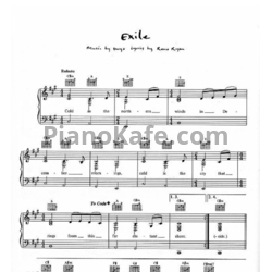 Ноты Enya - Exiles - предпросмотр