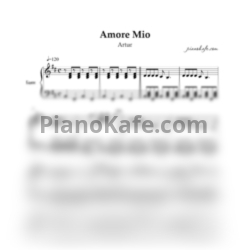 Ноты Artur - Amore Mio (Переложение для баяна) - предпросмотр