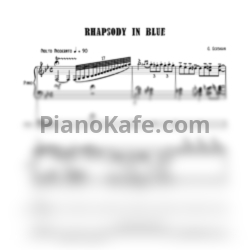 Ноты Eugen Cicero - Rhapsody in blue (George Gershwin cover) - предпросмотр