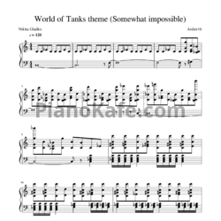 Ноты Andrius Klimka & Andrey Kulik - World of Tanks theme