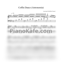 Ноты Tony Igy - Coffin Dance (Astronomia) (mm cover)