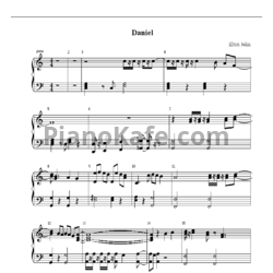 Ноты Elton John - Daniel - предпросмотр