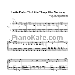 Ноты Linkin Park - The little things give you away - предпросмотр