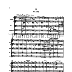 Ноты П. Чайковский - Вальс из "Серенады для струнного оркестра" (Партитура) - предпросмотр