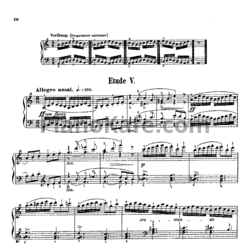 Ноты Альберт Лешгорн - Этюд (Соч. 169, №5) - предпросмотр
