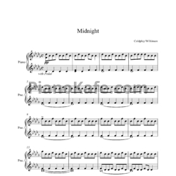 Ноты Coldplay - Midnight - предпросмотр