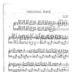 Ноты Scott Joplin - Original rags - предпросмотр