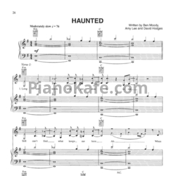 Ноты Evanescence - Anywhere but home (Книга нот) - предпросмотр