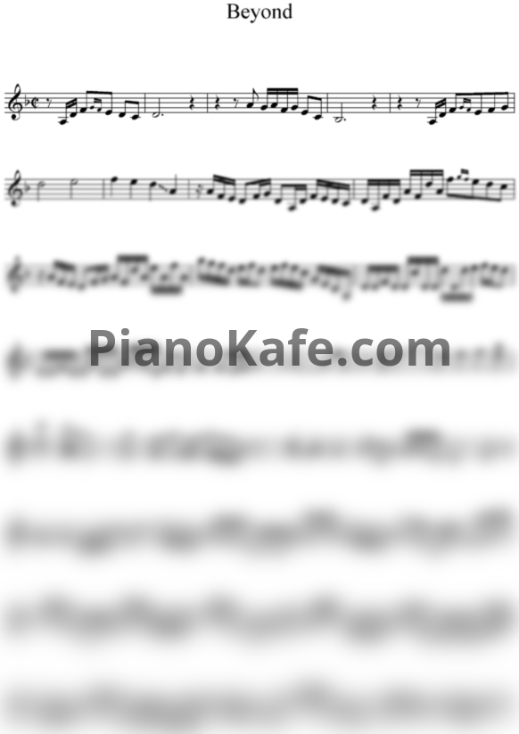 Ноты Lindsey Stirling - Beyond the veil - PianoKafe.com